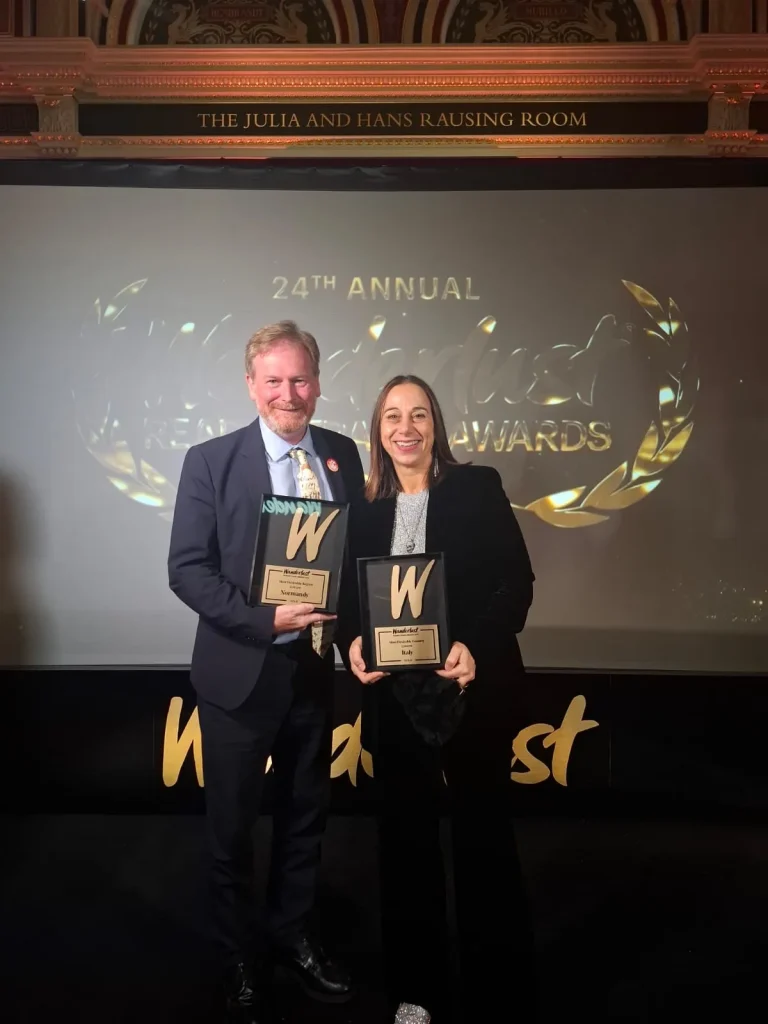 Michael Dodds et Alessandra Priante lors des Wanderlust awards