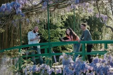Film Destination Normandie - Tournage Giverny