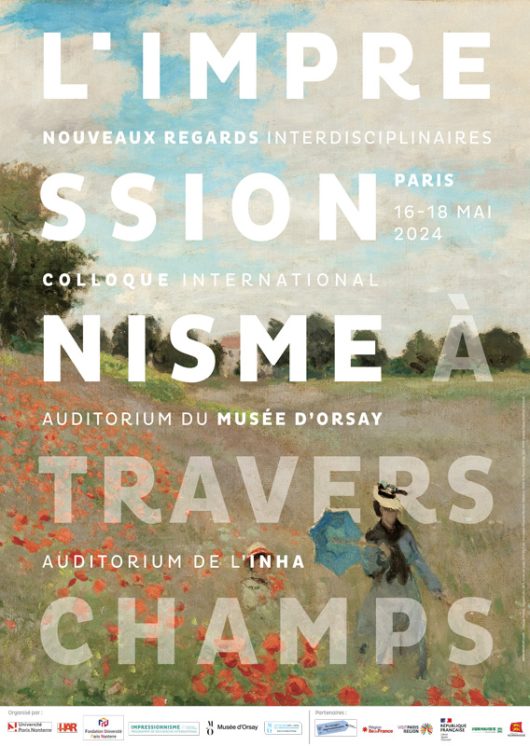 Affiche impressionnisme à travers champs de l'Université Paris Nanterre