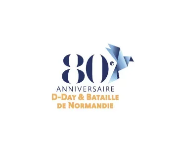 Logo 80e anniversaire D-Day et Bataille de Normandie