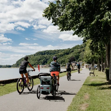 Sortie à vélo à Villequier, en bord de Seine