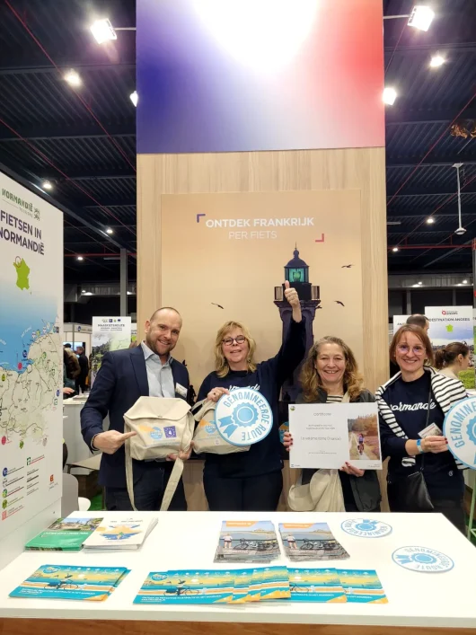 La Vélomaritime sur le stand Normandie
