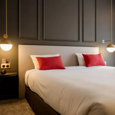 Chambre, hôtel Spa du Béryl, Bagnoles-de-l'Orne