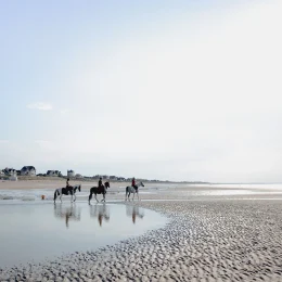 Escapade romantique à cheval à Cabourg