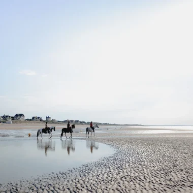 Escapade romantique à cheval à Cabourg