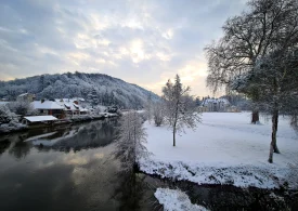 Neige à Acquigny