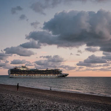Ferry navire de croisière au Havre