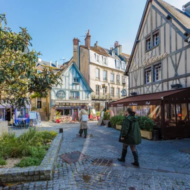 Balade dans le quartier du Vaugueux, Caen