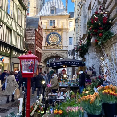 Gros horloge Noël, Rouen