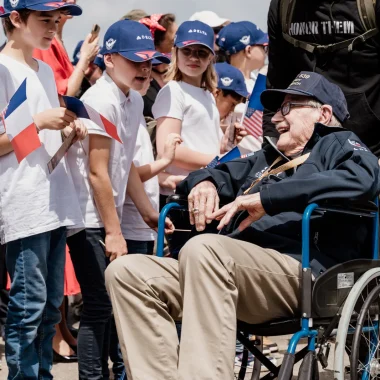 Arrivée des vétérans, 80e D-Day, Deauville