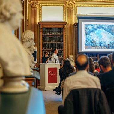 Intervention de Nathalie Lecerf sur l'impressionnisme et Monet à la Royal Society à l'occasion de la conférence de presse à Londres 2026