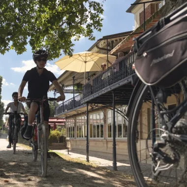 Groupe à vélo à Chatou